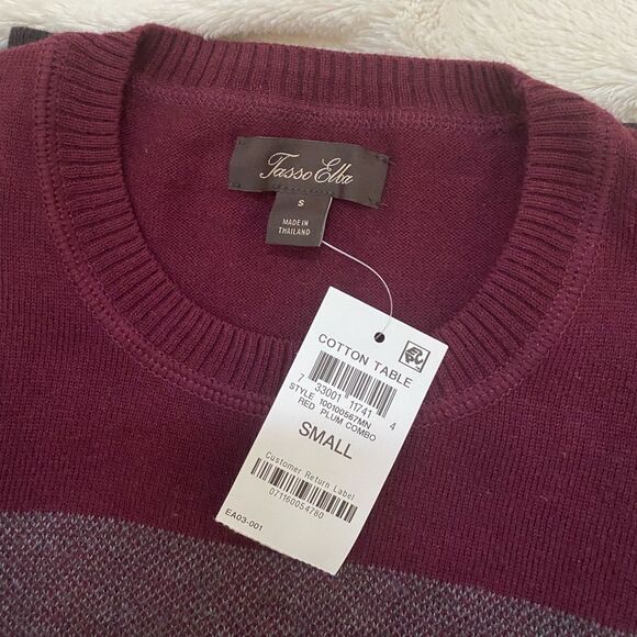 NWT Tasso Elba striped sweater - Picture 5 of 5